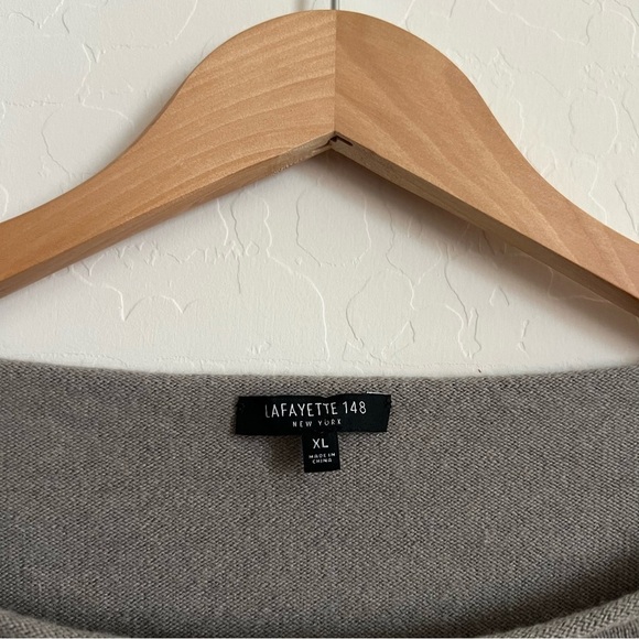 Lafayette 148 New York 100% Cashmere Pullover Sweater Boxy Oversized - Picture 6 of 7